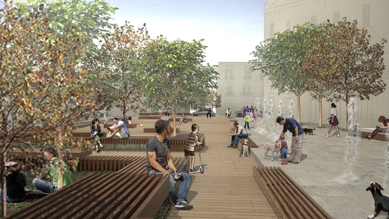 1° Classificato: Concorso di Progettazione per Riqualificazione di uno spazio urbano "Piazza Clemenziano" a Nola
