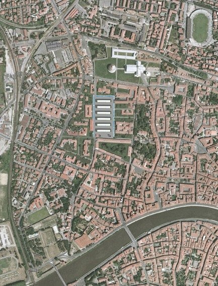 Riqualificazione urbanistica del complesso ospedaliero universitario di Santa Chiara