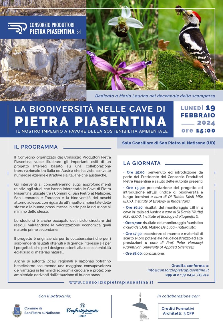 Un'oasi di Cava: Biodiversità nelle Cave di Pietra Piasentina 