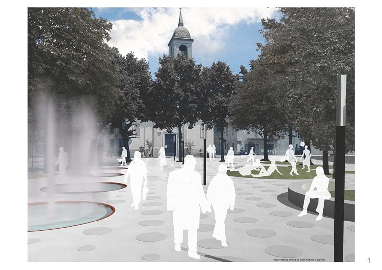 Una fontana in Piazza _ progetto vincitore PRIMO PREMIO del Concorso
