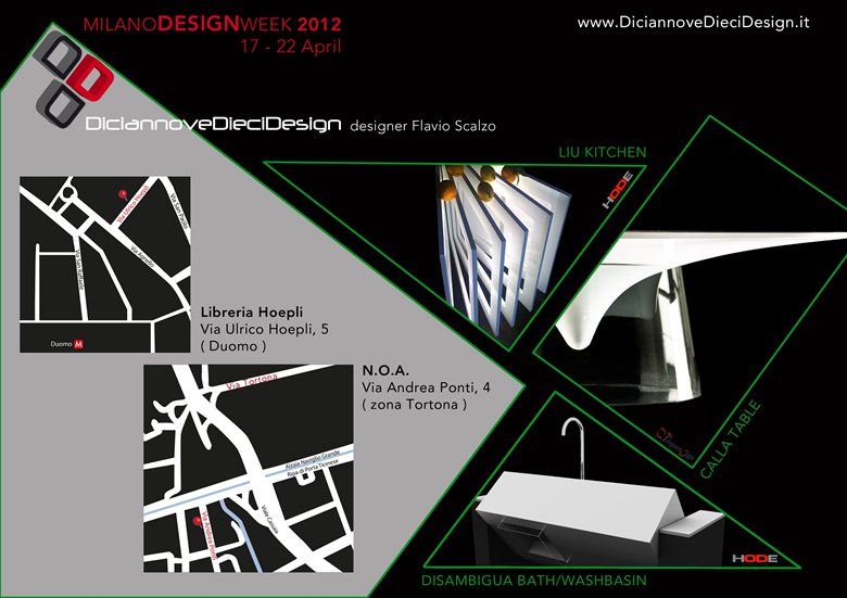 Invitation Milano Design Week 2012 17-22 April