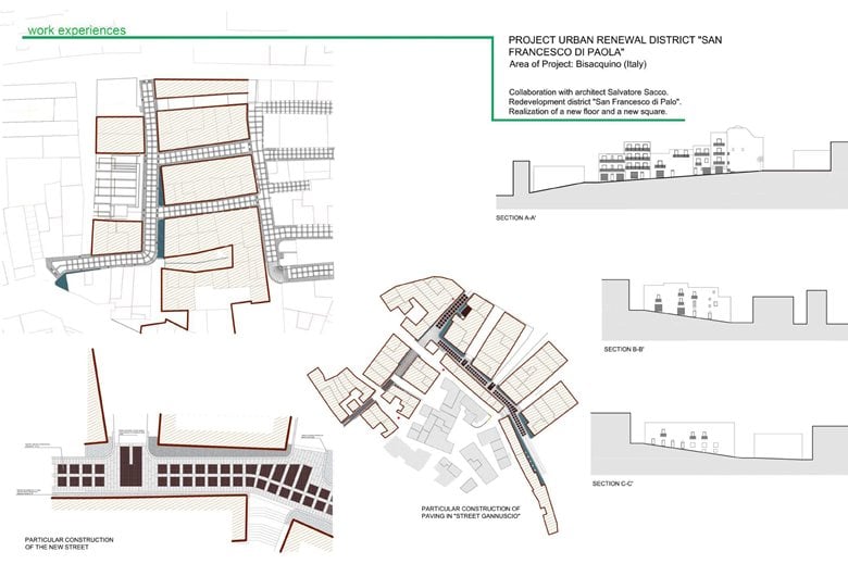 Urban Project: renewal district "San Francesco di Palo"