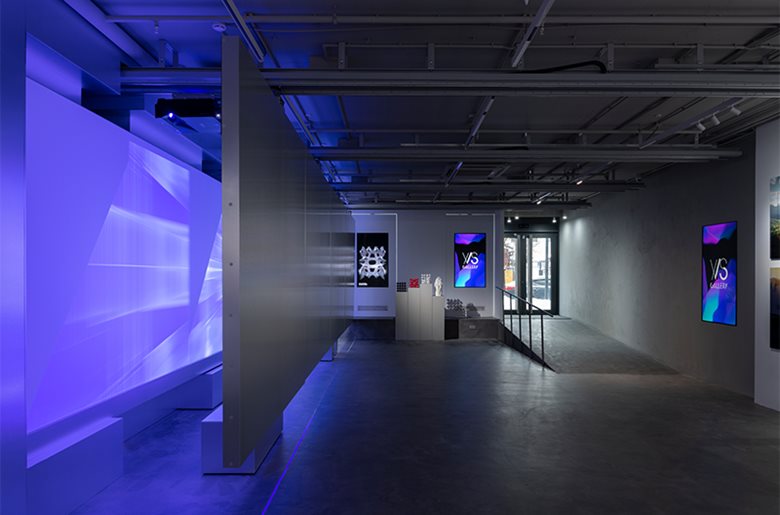 Interior design project for VS Gallery of digital art