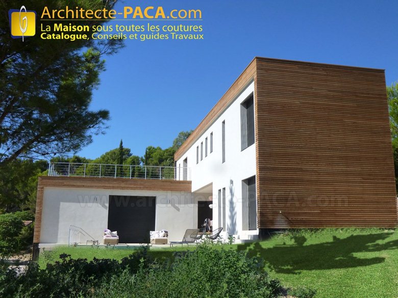 Contemporary wooden house / Maison bois contemporaine