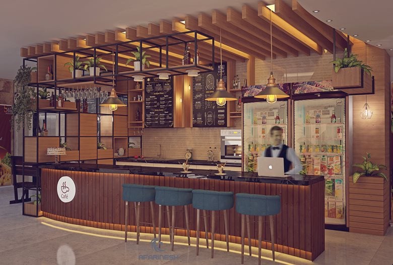 طراحی کافه رستوران پایا 