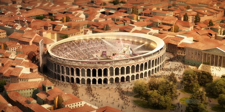 Concorso internazionale di idee per la copertura dell’Anfiteatro Romano Arena di Verona - 1° classificato