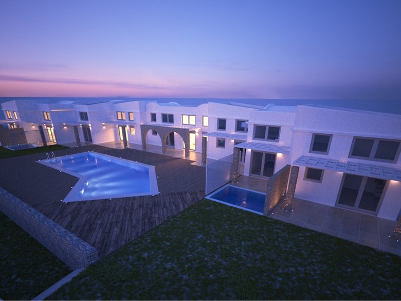 vacation houses in Milos island, Greece -project in progress 