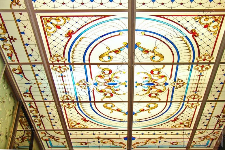 Stained glass ceilings