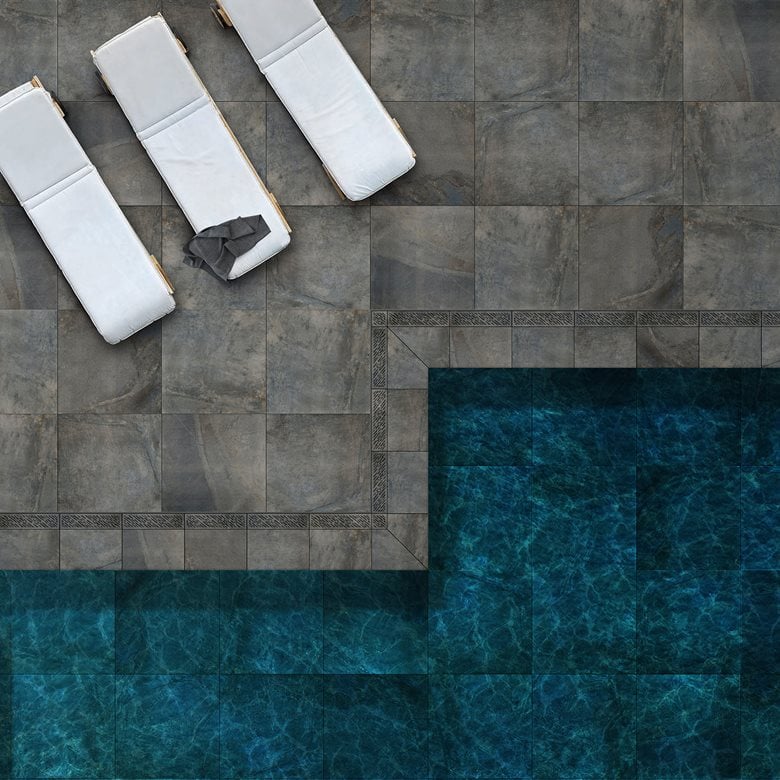 Pool design with Florim Ceramiche tiles