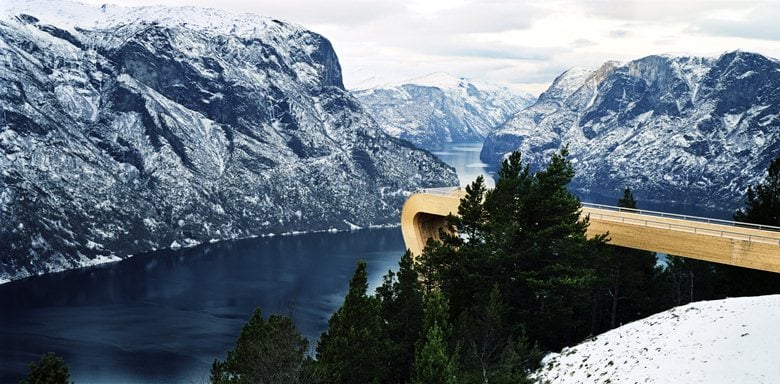 Stegastein, Aurland Lookout - National Tourist Routes in Norway