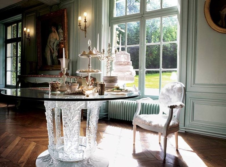 Table Chêne Lalique