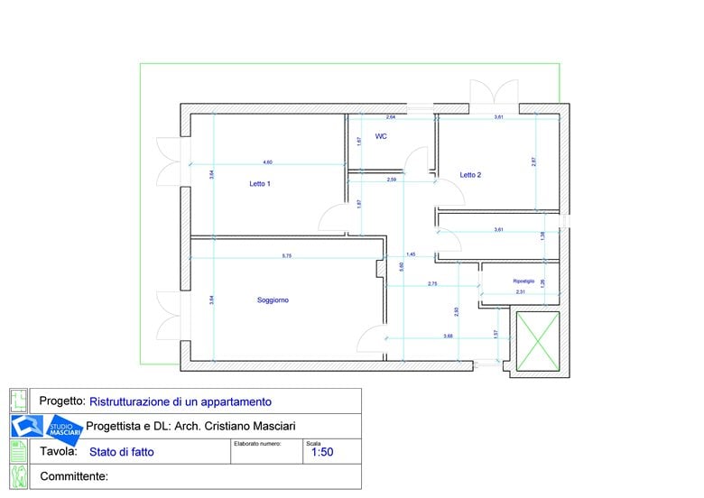 Ristrutturazione di un appartamento a Catanzaro Lido_2