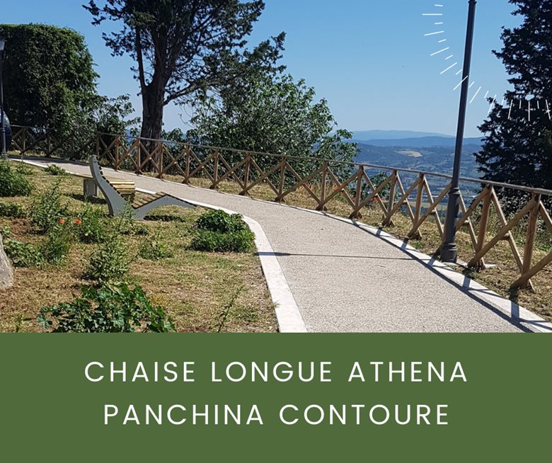 Chaise Longue Athena e panchina Contoure