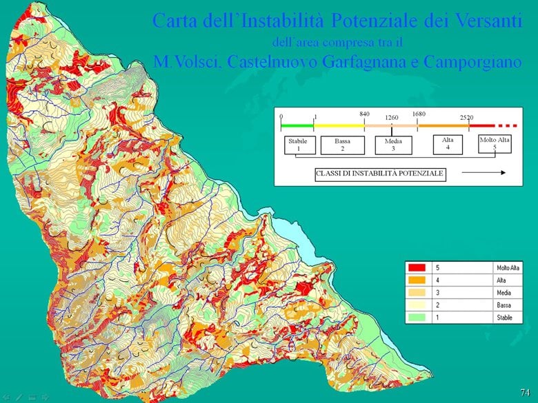 Carte GeoMorfologiche e Analisi di Stabilità dei Versanti in 2 sotto-bacini del Fiume Serchio