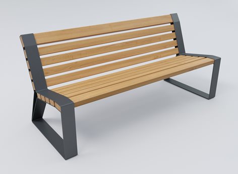 VOLO bench | designed for MOBILIARIO SOSTENIBLE