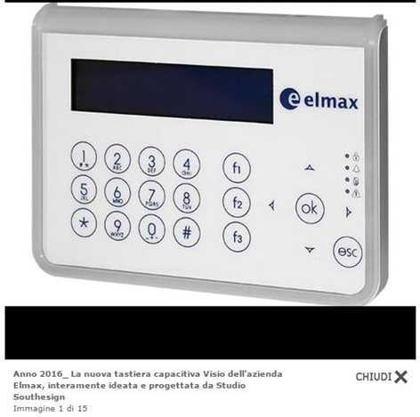 Tastiera capacitiva VISIO  ELMAX