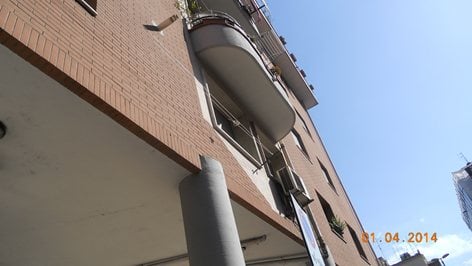 Nuovo Balcone su edificio esistente