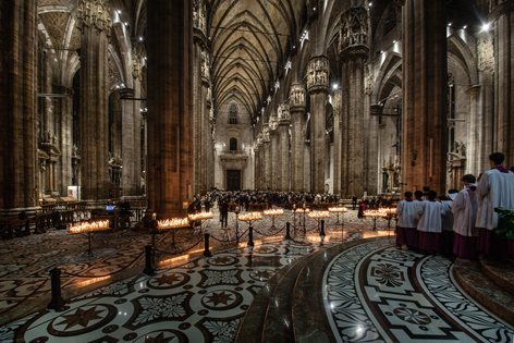Duomo Milano - Interior lighting
