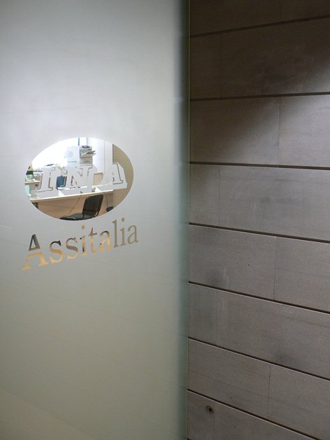 Nuova sede della INA-Assitalia assicurazioni. agenzia generale di Ascoli Piceno