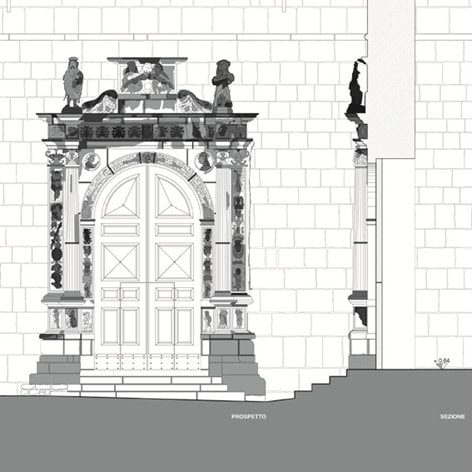 Restauro Conservativo del Portale della Chiesa di Santa Maria delle Grazie ad Anversa degli Abruzzi