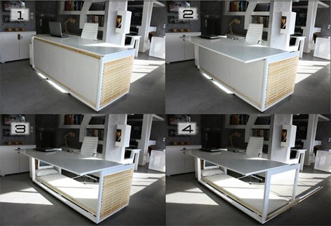 Desk Convertible To Bed Nl Studio