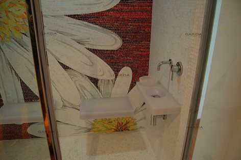 bagno turco in camera mosaico artigianale 