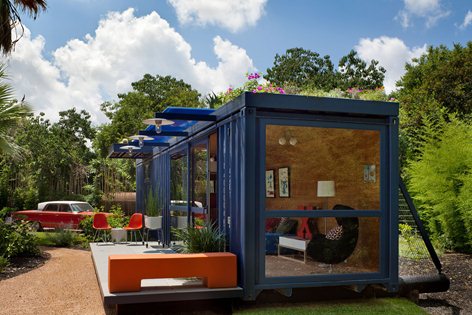 Container Guest House Poteet Architects