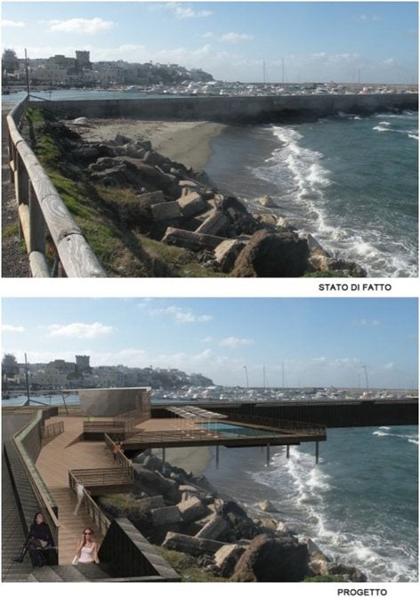 Progetto Preliminare Porto di Forio - Terrazza sul mare