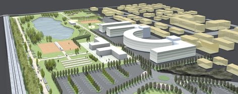 proposta per centro polifunzionale e centro commerciale