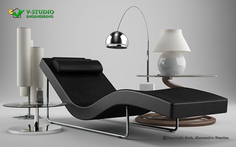 Relax Chair Design - Rendering
