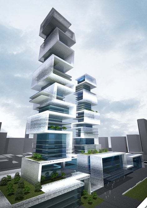 mixed use building concept