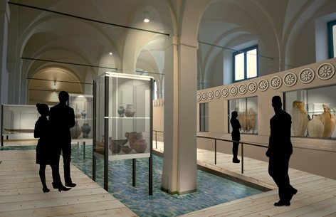 Allestimento del nuovo museo nell'Ospedale degli Infermi - Comacchio (FE)