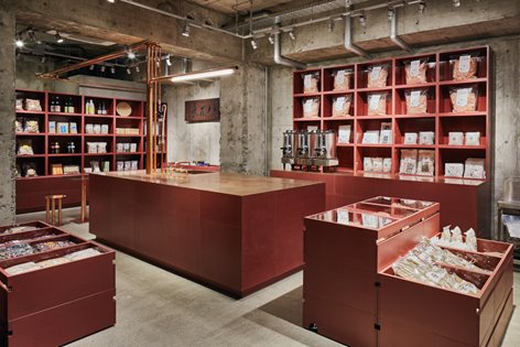 Schemata Architects completes industrial-style pop-up store for Hay Tokyo