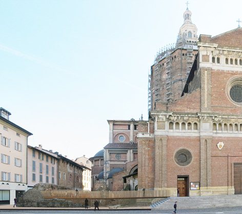 Riqualificazione dei resti della Torre Civica a Pavia