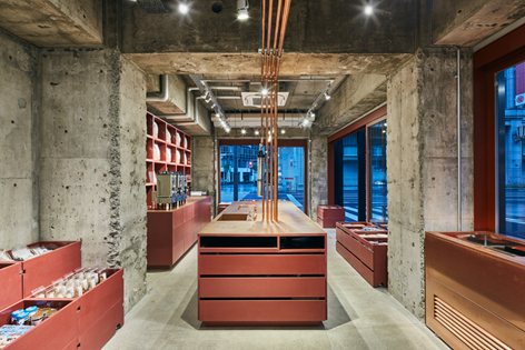 HAY pop-up store in Tokyo by Schemata Architects