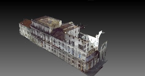 Rilievo Laser Scanner edificio storico a Padova