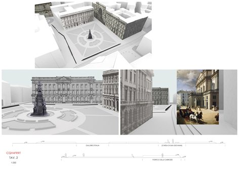 Piazza della Scala - 2° classificato del concorso di idee