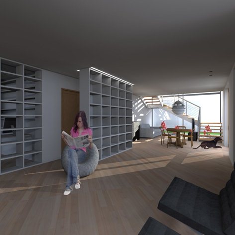 Interior design of an apartment