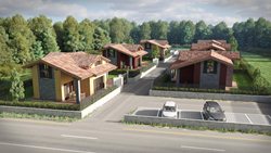 Rendering, complesso residenziale