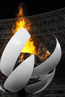 Tokyo 2020 Olympic Cauldron