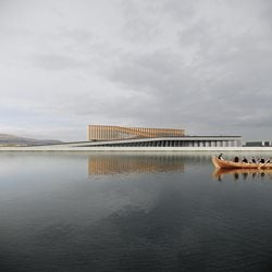 Smyril Line's new headquarters and ferry terminal in Torshavn