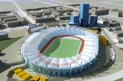 Progetto per l'illuminazione dello Dynamo Stadion