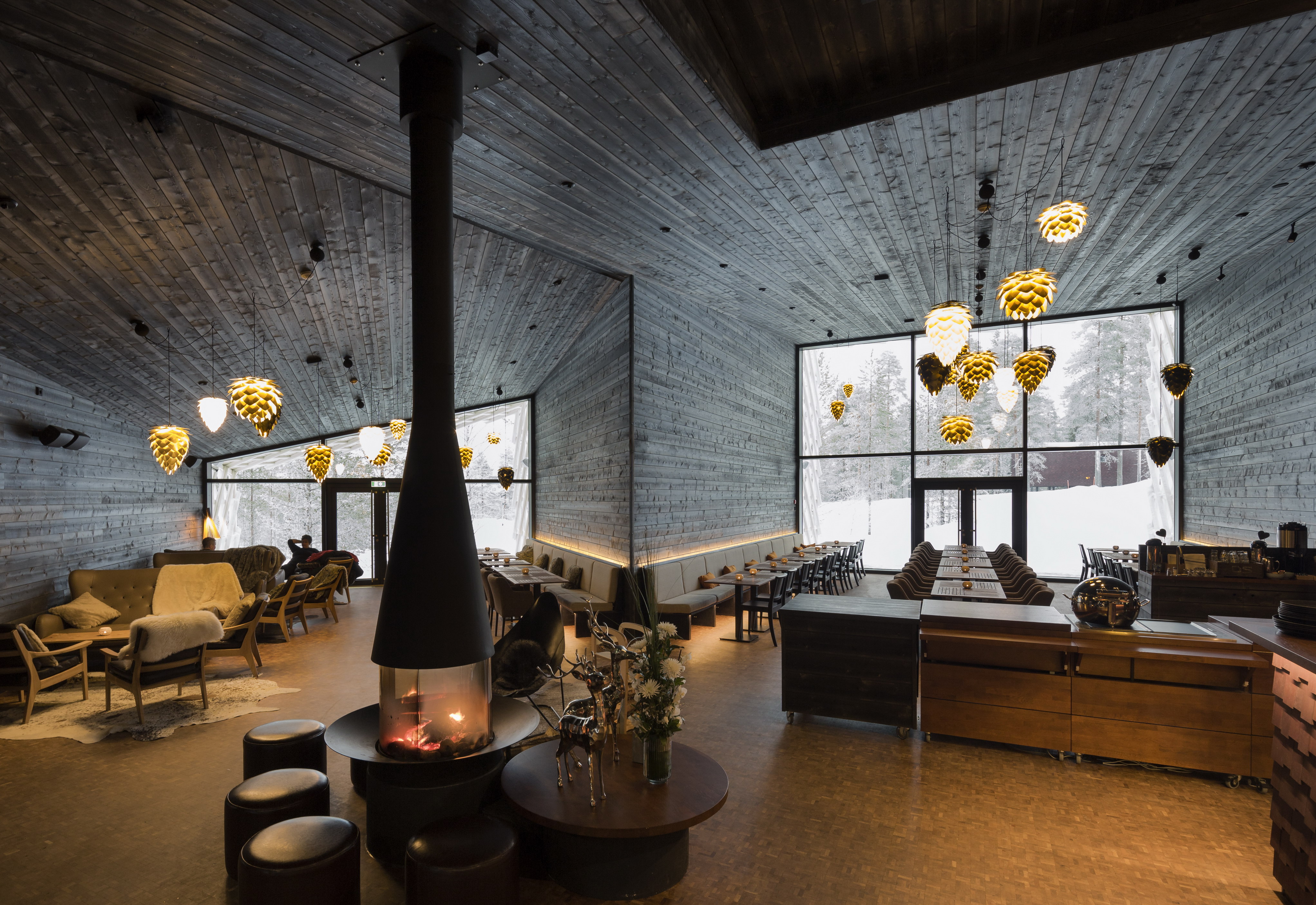 Arctic TreeHouse Hotel Restaurant | Studio Puisto Architects