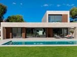 Luxury prefabricated house in Madrid, Spain.