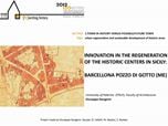 Innovation in the regeneration of the historic centers in Sicily: Barcellona Pozzo di Gotto  (Me)                                                         Giuseppe Gangemi