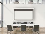PROJECTION SCREEN in a MEETING ROOM