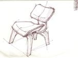 Charles and Ray Eames LCW Chair
