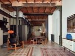From an old textile warehouse to a loft with an industrial look