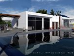 Progetto di riqualificazione centro sociale, piscina, campo polifunzionale e garage interrati.