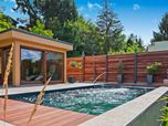 prefabricated pool with poolhouse